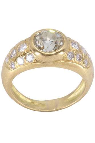 Bague 51 BAGUE JONC DIAMANTS 58 Facettes 077671