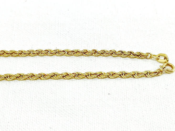 Collier Chaine En Or Torsadé 58 Facettes 3105/1