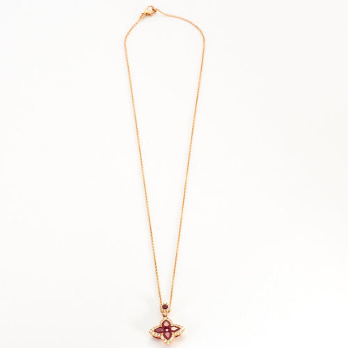 Collier Collier Héritage Rubis & Diamant 58 Facettes 002.120