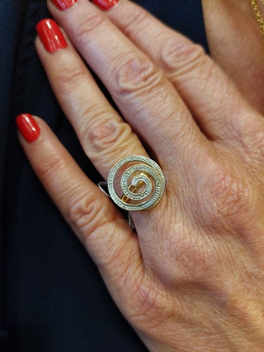 Bague 54 BAGUE TOURBILLON DIAMANTS 58 Facettes 071261