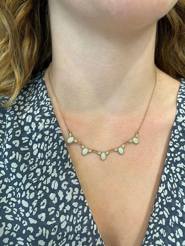 Collier DRAPERIE MODERNE OPALES 58 Facettes 052541