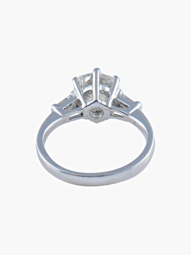 Bague 49 Bague Solitaire Diamants 58 Facettes