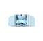 Bague Cartier Collection Tank, bague or gris 18K et aigue-marine 58 Facettes