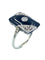Bague 54.5 Bague Art Déco onyx et diamants 58 Facettes