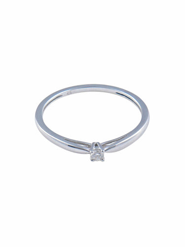 Bague Bague COMPLICE Solitaire Or blanc 58 Facettes