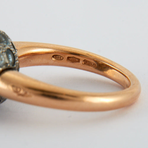 Bague 56 POMELLATO - Bague Aigues-marines 58 Facettes