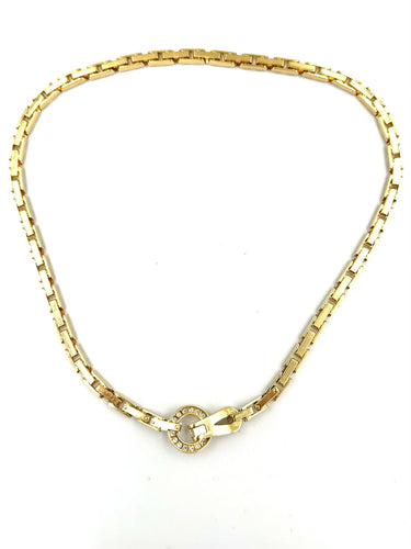 Collier CARTIER. Collier Agrafe diamants 58 Facettes