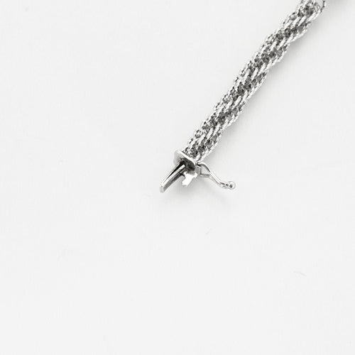 Collier Sautoir Billes or gris 58 Facettes