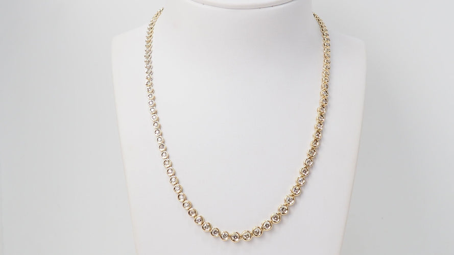 Collier Collier rivière Or jaune Diamants 58 Facettes 32340