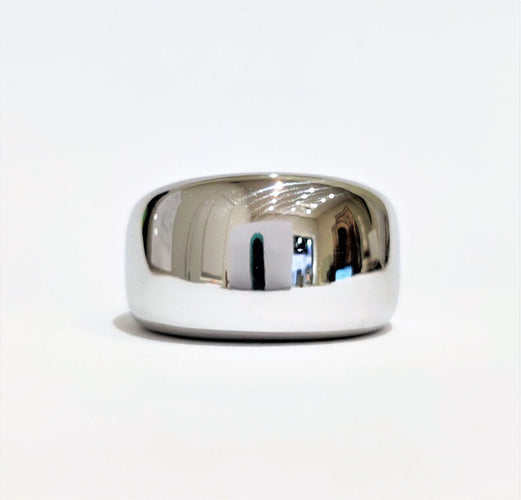 Bague 57 Bague jonc or blanc Cartier "Nouvelle vague" 58 Facettes 1-767/4