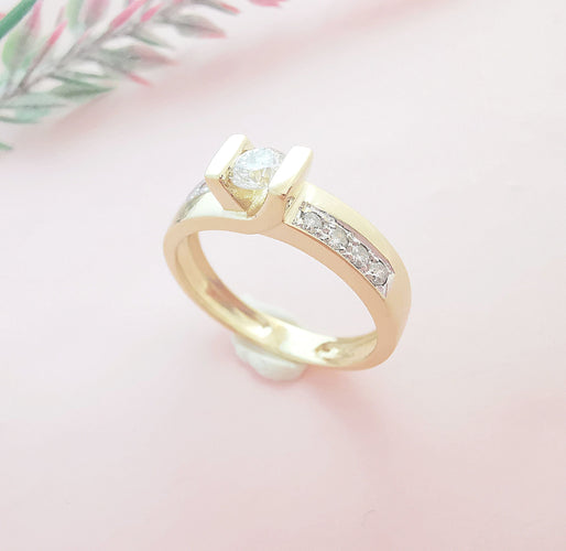 Bague Bague Diamants 2 Ors 58 Facettes AA 1624