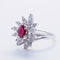 Bague 57 Bague rubis et diamants 58 Facettes 4132