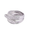 Bague Bague or gris, diamants 58 Facettes 1