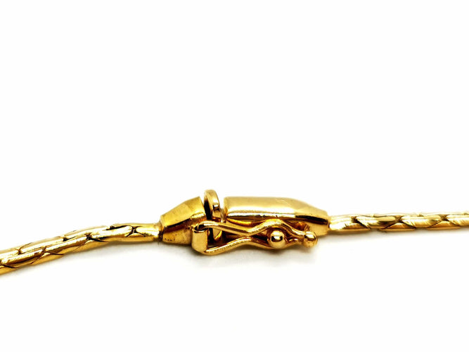 Collier Collier Or jaune Diamant 58 Facettes 1186477CN