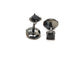 Boucles d'oreilles Boucles d'oreilles Puces Or noir Diamant 58 Facettes 578734RV