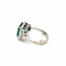 Bague Bague Or Diamants Emeraude 58 Facettes