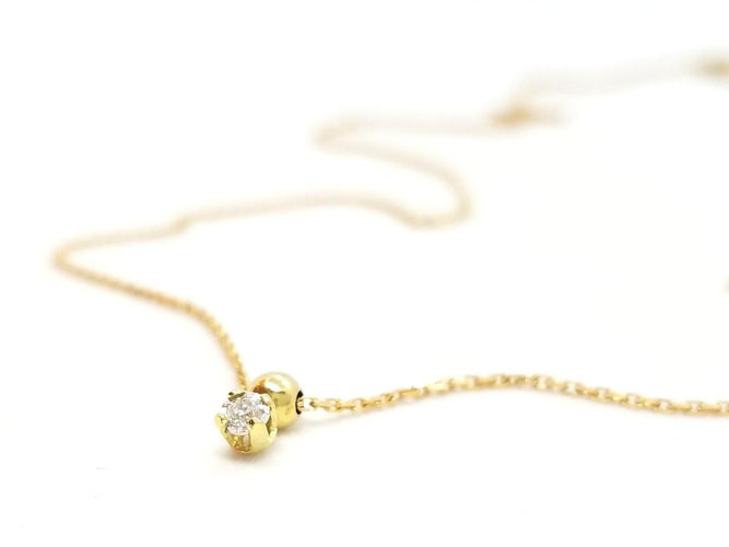 Collier Collier Chaîne + pendentif Or jaune Diamant 58 Facettes 579127RV