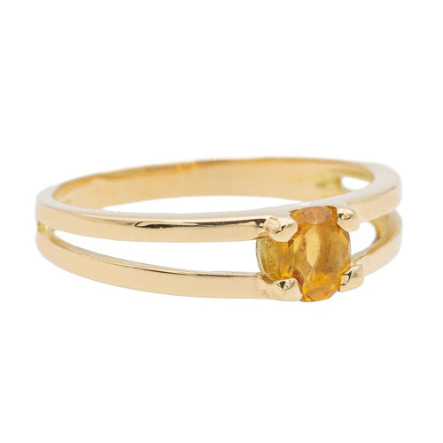 Bague 52 Bague Or jaune Citrine 58 Facettes 2679586CN