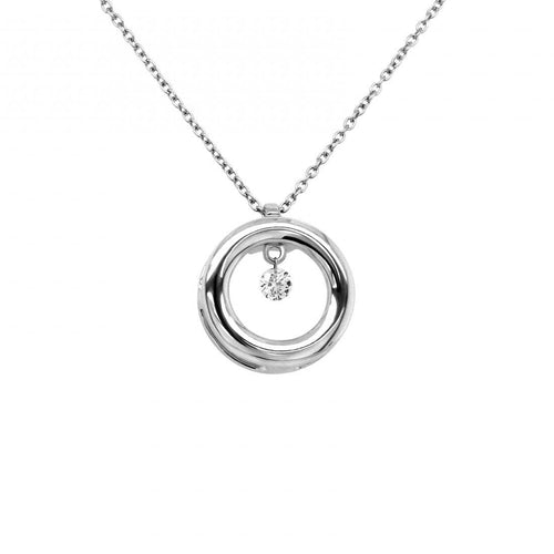 Pendentif Pendentif Barro or gris diamant 58 Facettes 33A 00224