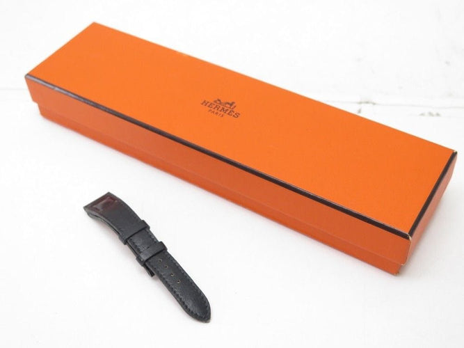 Montre vintage montre HERMES medor 23 mm plaque or et cuir croco quartz 58 Facettes 254544