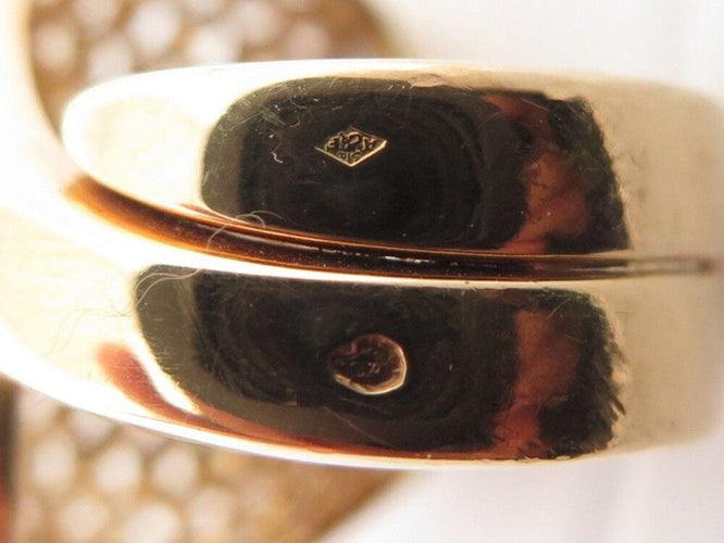 Bague 53 vintage bague CARTIER ying et yang pavage 160 diamants 5.25ct or 18k 58 Facettes 256021