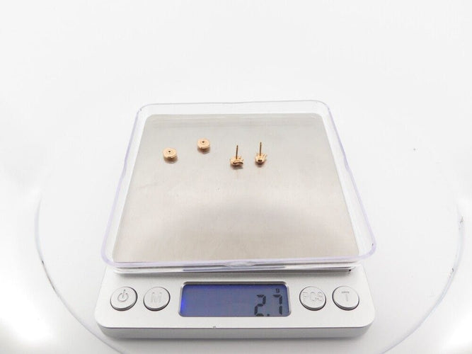 Boucles d'oreilles boucles d'oreilles CARTIER tulipe puce en or rose 18k 58 Facettes 251740