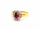 Bague 56 Bague Or jaune Rubis 58 Facettes 06332CD