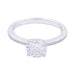 Bague 54 Bague Chopard diamant 1,01 ct, or blanc. 58 Facettes 32203