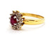 Bague 56 Bague Or jaune Rubis 58 Facettes 06332CD