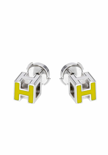 Boucles d'oreilles Boucles d'oreilles HERMES Cage d'H 58 Facettes 62575-58640