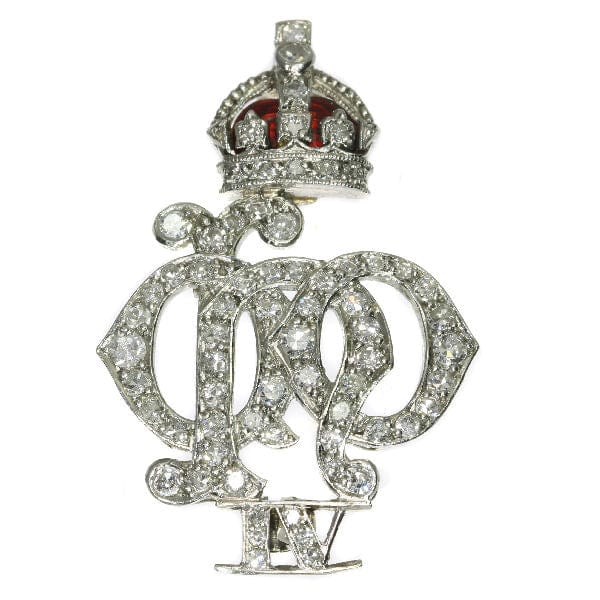 Broche Broche diamant Art Déco en platine 58 Facettes 17076-0179