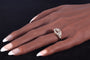 Bague 57 Bague de fiançailles en diamant 58 Facettes 22321-0022