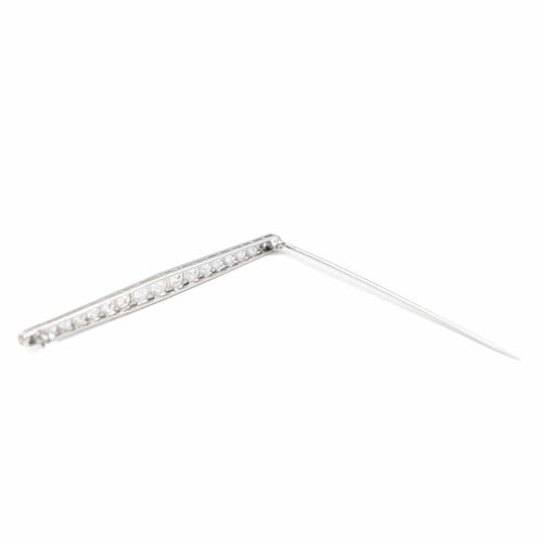 Broche Broche Art déco Or blanc Diamant 58 Facettes 1986226CN