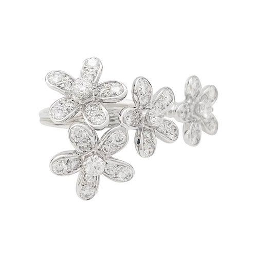 Bague 46 Bague Van Cleef & Arpels, "Socrate", or blanc et diamants. 58 Facettes 31908