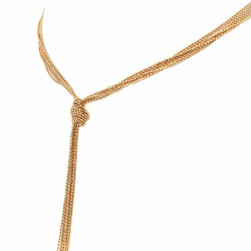 Collier Ginette NY Collier Sautoir Unchained Or rose 58 Facettes 2519838CN