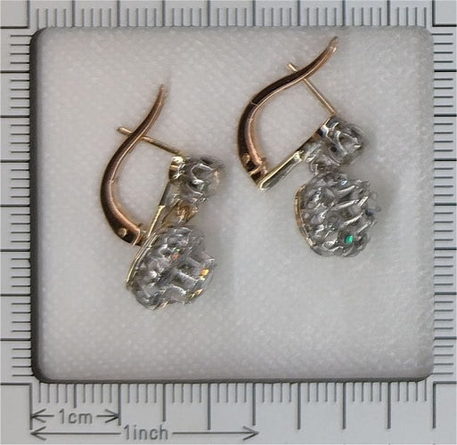 Boucles d'oreilles Boucles d'oreilles diamant pendantes vintage 58 Facettes 23111-0113