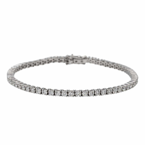 Bracelet Bracelet Tennis Or blanc Diamant 58 Facettes 2513756CN
