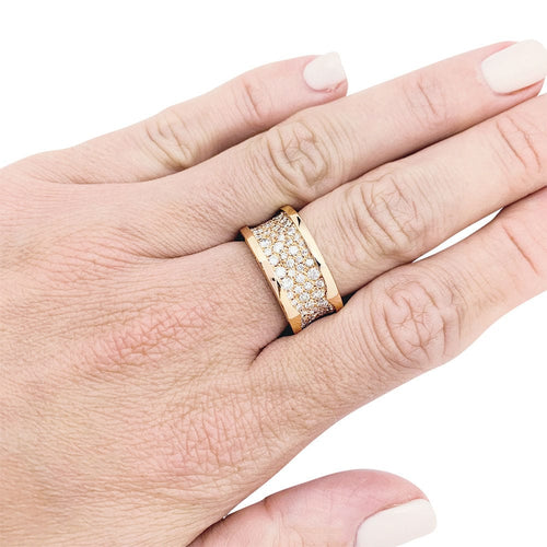 Bague 53 Bague Bulgari "B.Zero1" en or rose et diamants. 58 Facettes 31072