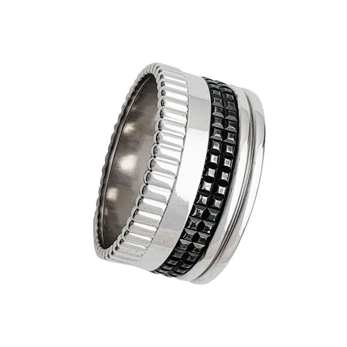 Bague 60 Bague Boucheron, "Quatre Black Edition", en or blanc. 58 Facettes 30773