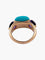 Bague Bague Pomellato Capri Turquoise Améthystes 58 Facettes