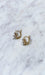 Boucles d'oreilles Dormeuses anciennes diamants 0.50 Ct 58 Facettes