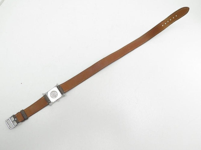 Montre montre HERMES heure h mm double hh1.210 30 mm tour quartz acier 58 Facettes 252960