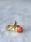 Bague Bague clou or et corail 58 Facettes