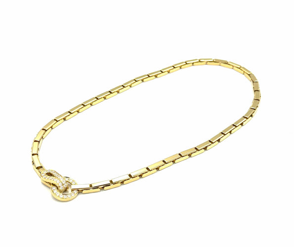 Collier CARTIER. Collier Agrafe diamants 58 Facettes