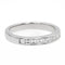 Bague 51.5 Bague Demi alliance Or blanc Diamant 58 Facettes 2618254CN