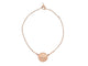 Collier collier HERMES ex-libris gm or rose 18k 58 Facettes 254491
