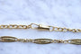 Collier Chaîne de montre ancienne maille filigrane en or jaune 58 Facettes