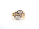 Bague 59 bague jonc anneau diamants et or jaune 18k marquise 0.9ct 58 Facettes 256458