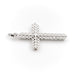 Pendentif Pendentif Croix Or blanc Diamant 58 Facettes 1840417CN