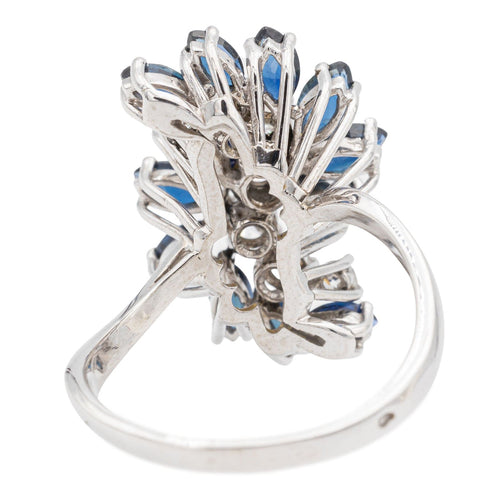 Bague 59.5 Bague Fleur Or blanc Diamant 58 Facettes 1505941CN